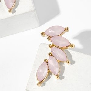 DAISY Pink Petal Ear Climber Earrings